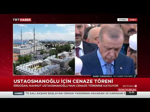 Erdoğan Mahmut Ustaosmanoğlu Cenaze Törenine Katılıyor 24.06.2022 TÜRKİYE