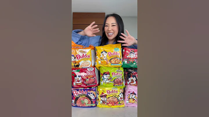 Trying every Buldak Noodle Flavor