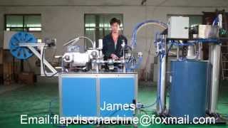 semi automatic flap disc machine 008613526708646