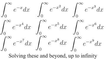 Solving all these integrals, and beyond (Generalized Gaussian Integral)