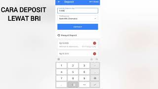 Cara Deposit aplikasi mitra Dpulsa lewat BRI screenshot 1