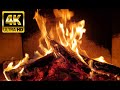 🔥Cozy Fireplace 4K. Fireplace Ambience with Crackling Fire Sounds. Fireplace Burning 4K