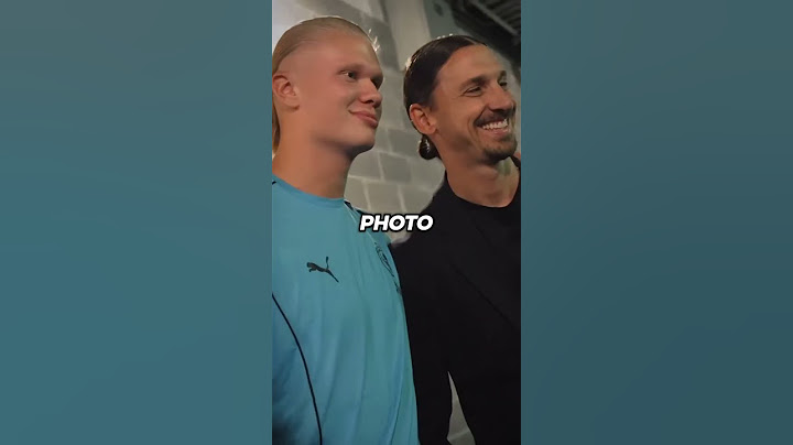 ZLATAN IBRAHIMOVIĆ ASKED FOR A SIGNED JERSEY FROM ERLING HAALAND 🤯😳