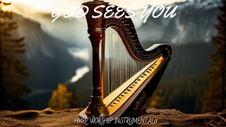 GOD SEES YOU / PROPHETIC HARP WARFARE INSTRUMENTAL / DAVID HARP / 432Hz BODY HEALING INSTRUMENTAL