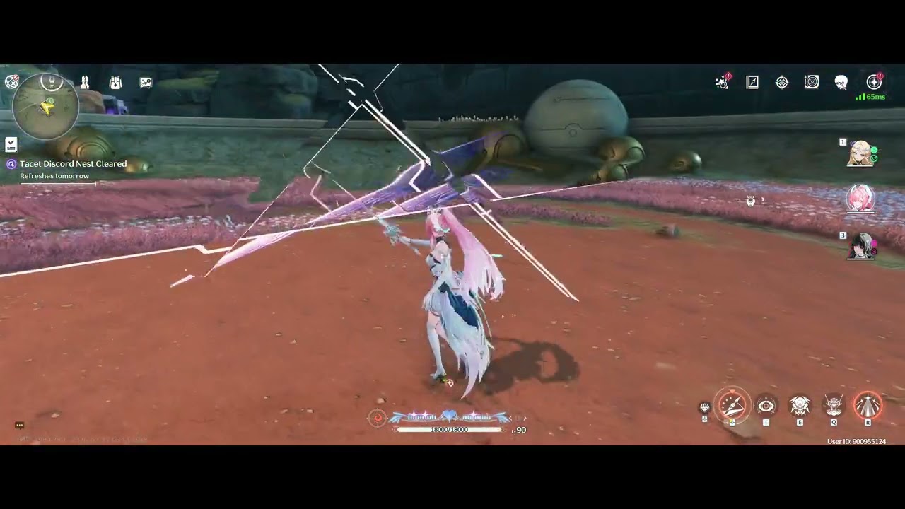 Aemeath Attack Animation has alot of extra stuff happen