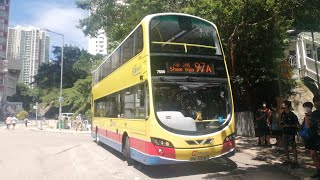 [已取消] 97A 鴨脷洲大街↻深灣 CTB 非縮時 (下層展望)