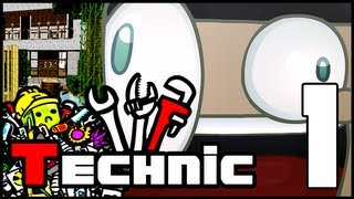 Minecraft: The Tekkit Noob Adventure #1 - House Upgraded!