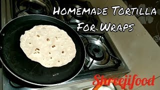 How to make authentic Whole Wheat Salad Garlic Tomato Chutney Wrap easy