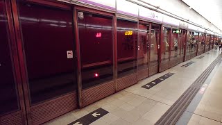 港鐵TKL M Train A127/A124(A124)寶琳至將軍澳(微強剎車鬼叫行車片段)(已退役)