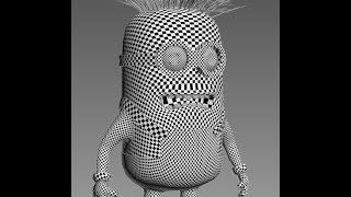 3Ds Max Minions   8 Unwrapping The Entire Minion