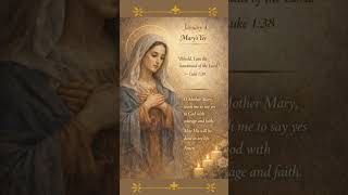 Mary’s Yes — A Reflection on Trust and Surrender #shorts #marianprayer  #holymother  #catholic