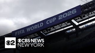 Installation of soccer pitch for World Cup begins at MetLife Stadium screenshot 1
