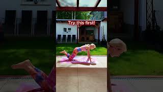 Can't to push ups Try taking a break!