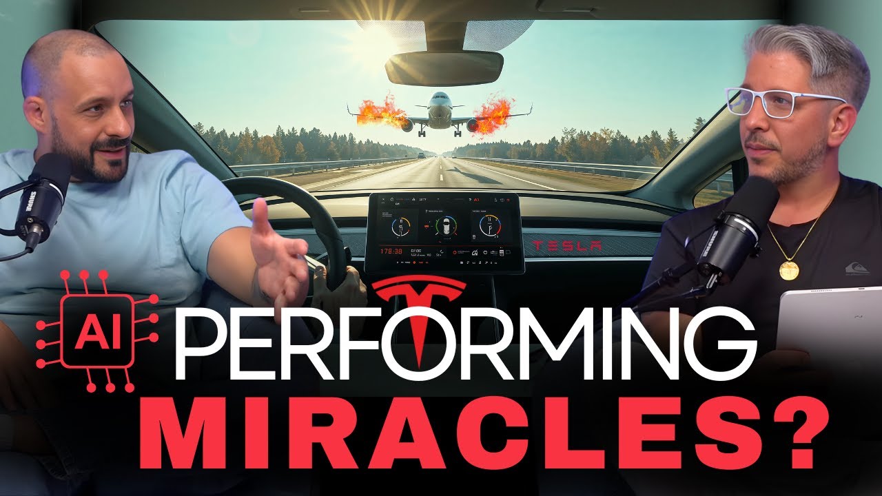 Tesla Dashcam Captures Airplane Crash & FSD Ai SAVES HUMAN? Exposed!