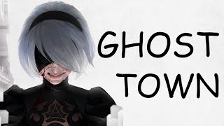Nightcore - Ghost Town by Benson Boone (Deeper Version) Lyrics