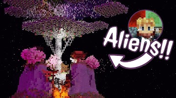 Minecraft Timelapse: Building An ALIEN INVASION with FLYING MACHINES!!