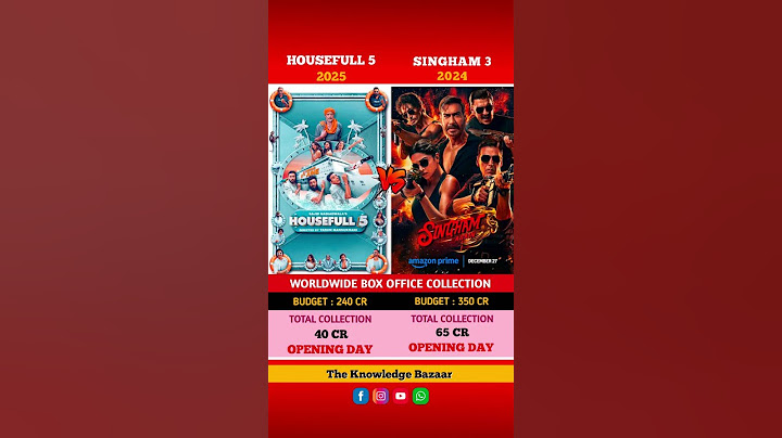 housefull 5 vs Singham again movie comparison box office collection opening day #housefull5 #movie