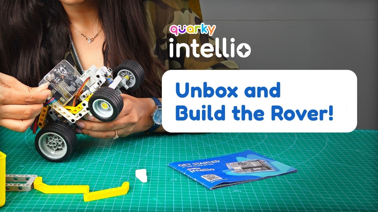 Thumbnail for Quarky Intellio Rover Kit | Unboxing and Step-By-Step Robot Assembly | AI and AR DIY Robotics Kit
