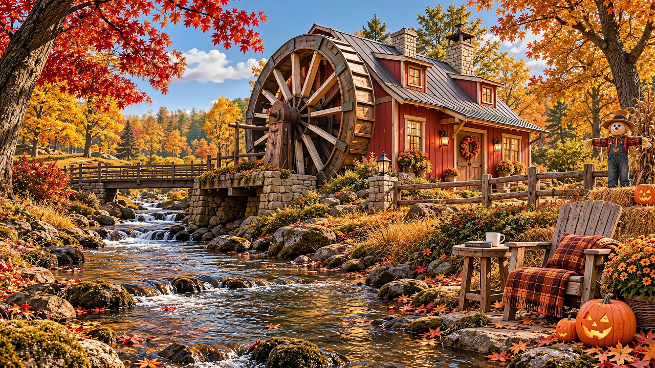 Warm Fall Jazz 🍂 Soft Jazz At A Cozy Country Farmhouse For Work, Study & Relaxation #2
