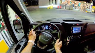 2023 Iveco Daily Night [F1C 3,0 L 180HP] |0-100| POV Test Drive #1851 Joe Black