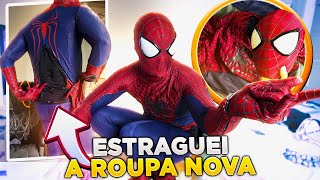 Réplica Perfeita do Traje do HOMEM ARANHA *já estraguei*