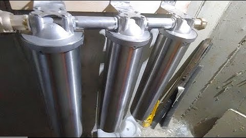 DIY Custom Whole House Water Filter Installation with Copper Pipes