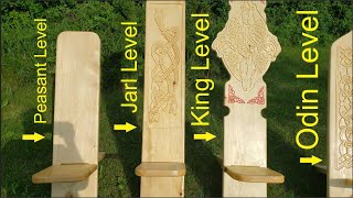 How to Make Viking Chairs, Peasant level to Odin level