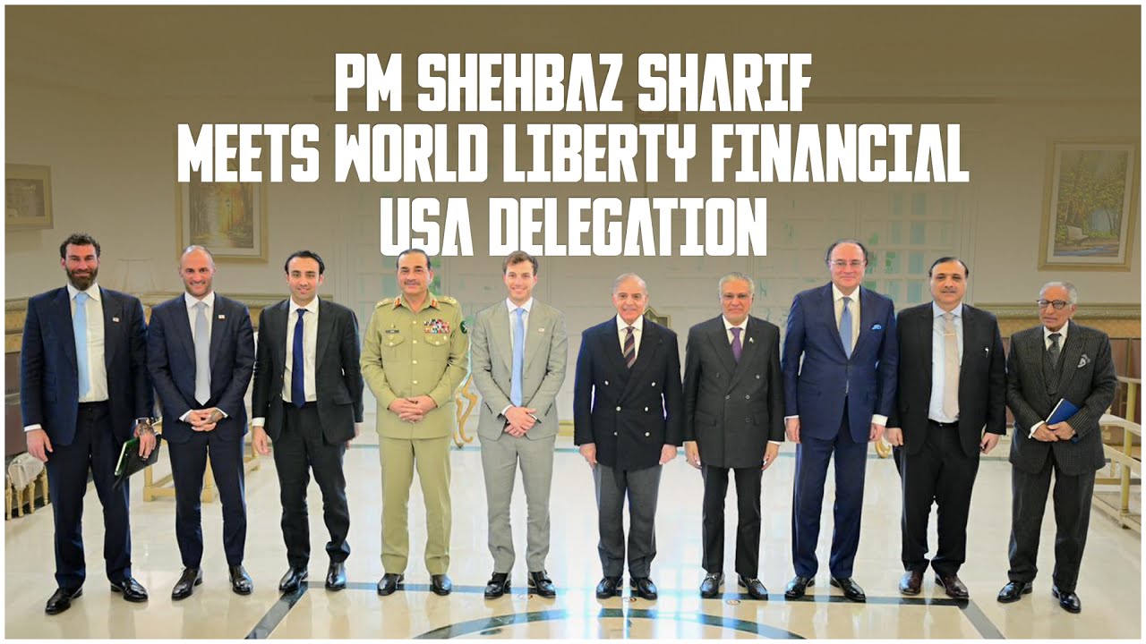 PM Shehbaz Sharif Meets World Liberty Financial USA Delegation