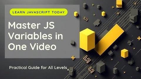 🎯 Master JavaScript Variables in One Video | Practical Guide