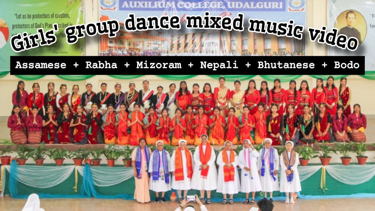 Remix Song Group dance || Auxilium College Udalguri