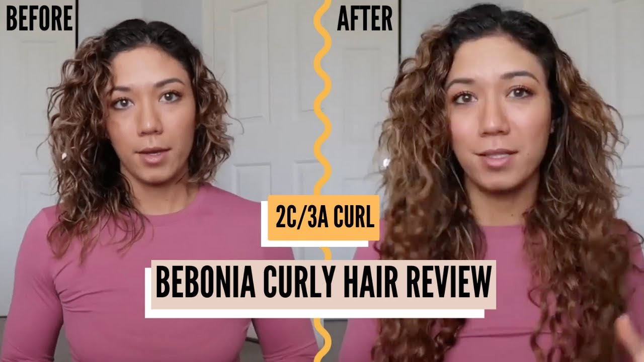 Bebonia Curly Hair Extensions Review | Loose curl texture (2C/3A Spiral) -  YouTube