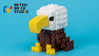 How to Build an Eagle with LEGO Bricks by 三井ブリックスタジオ / プロビルダー 1,063 views 2 years ago 8 minutes, 46 seconds