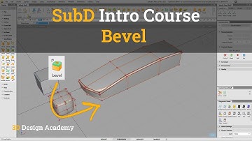 Autodesk Alias Tutorials, SubD Intro 12 - Bevel
