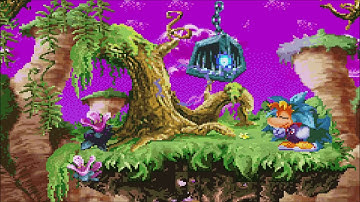 Rayman 3 (Game Boy Advance): Level 1-1: Wanderwood Forest (Gameplay/Walkthrough)