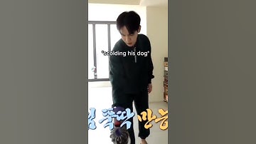 Kibum is scared of his own dog 🤣🤣#kibum