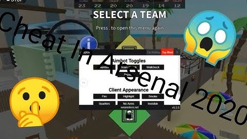 How to Cheat in Arsenal (Aimbot,Wall Hack,ESP)