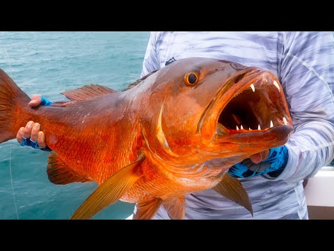 EXTREME Offshore Fishing CATCH CLEAN COOK Whole Fried Snapper