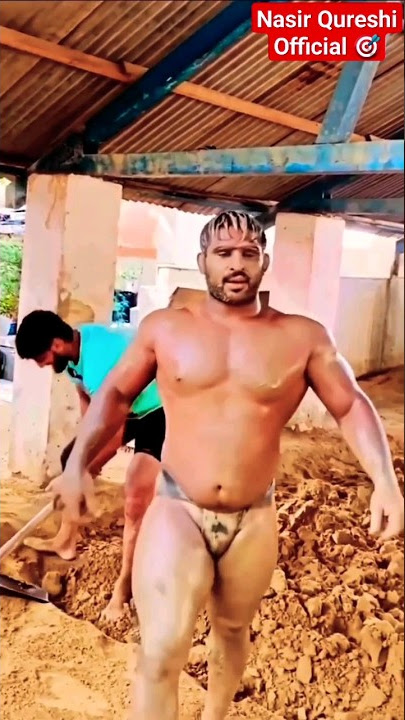Nasir Pahalwan . Desi Workout. #akhada #workout #wrestling #kushti #viral #shorts #trending