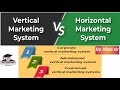 Difference between vertical marketing system and  horizontal marketing system types of vms