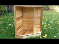 Wardrobe for firewood /  Brennholzschrank. THE END