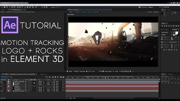 After Effects Tutorial | Motion Tracking a Logo + Rocks with Element 3D