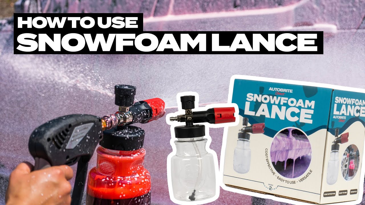 Snow Foam Lance Guide - What Is It & How Does It Work - The Filter Blog