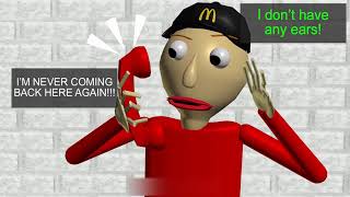 Baldi works at McDonald's Animation but it's actually voiced by Mystman12 [AI] (READ DESCRIPTION)