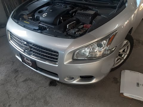 Nissan Maxima Headlight Bulb Replacement Regular and High intensity Xenon  EASY WAY