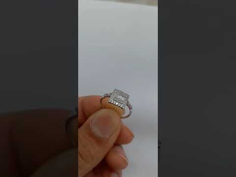 خاتم ذهب أبيض عيار 18 السعر 399 درهم إماراتي مجوهرات درة الامارات ابوظبي مجوهرات ذهب 