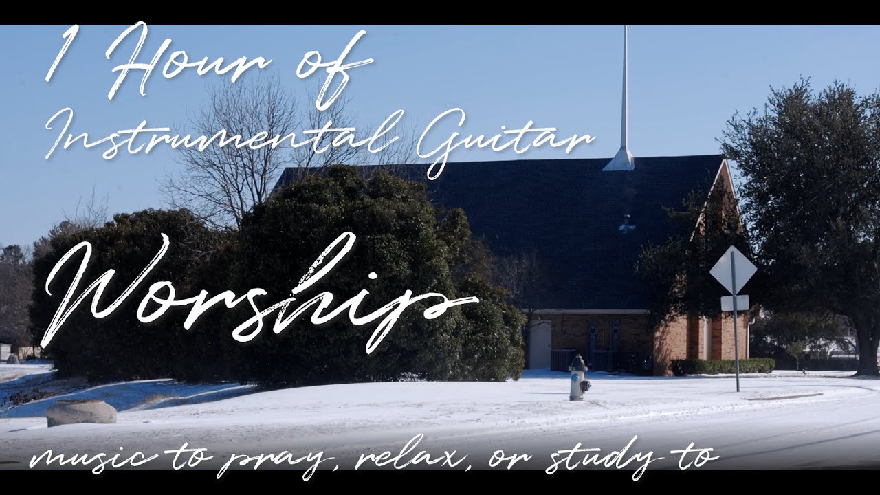 1 HOUR Calm Relaxing Snowy Day Instrumental Guitar Worship For Prayer or Study