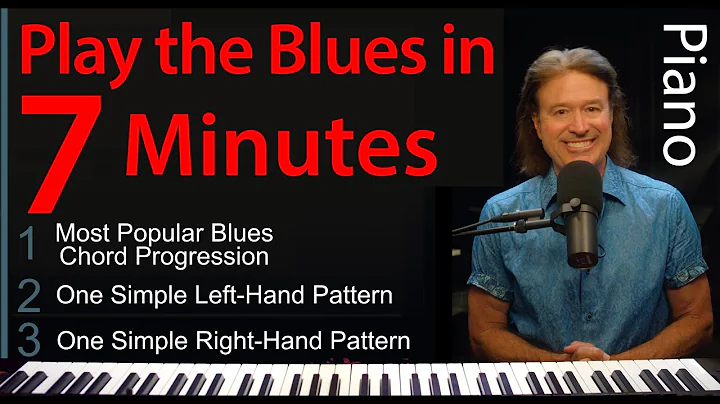 Play 12-Bar Blues Piano in 7 Minutes: Easy Left & Right Hand Patterns for Beginners EZ Quick-Start