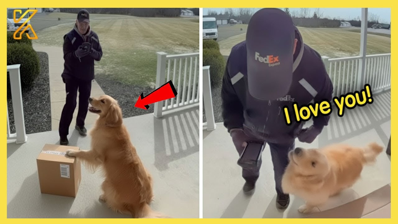 🐕 When Delivery Drivers Become Best Friends with Fur Babies 💖🤣 | Funny Animals Videos 2025