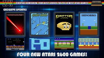EXCLUSIVE UPDATE to Crossbeam for Atari 2600 + Three More New 2600 Games!