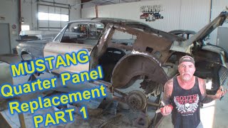 How To Remove Rust - Quarter Panel Replacement Part 1 - DIY